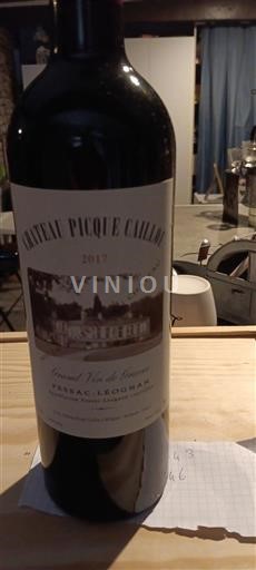 Bordeaux Pessac-Léognan Château Picque Caillou 2017