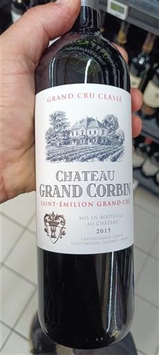 Bordeaux Saint-Émilion Grand Cru Grand Cru Château Grand Corbin 2015