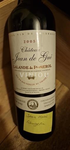 Bordeaux Lalande-de-Pomerol Château Jean de Gué 2005