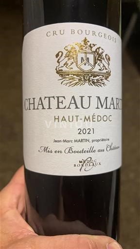 Bordeaux Haut-Médoc Cru Bourgeois Martin 2021