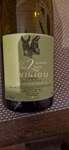 Languedoc Corbières Domaine Des 2 Ânes Les 10 Ânes Blancs 2019