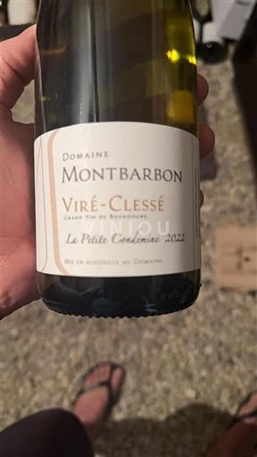 Bourgogne Viré-clessé Montbarbon La Petite Condemine 2022