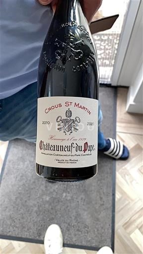 Rhônedalen Châteauneuf-du-Pape Crous St Martin 2020
