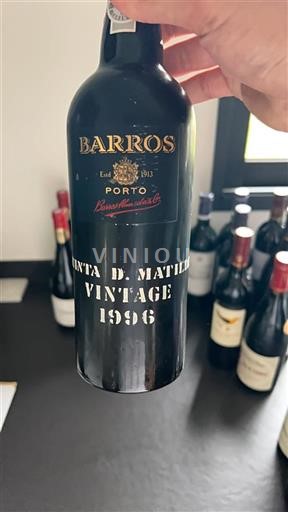 Vin Rouge sec Quinta de Matilde Barros 1996 Portugal Portugal Porto