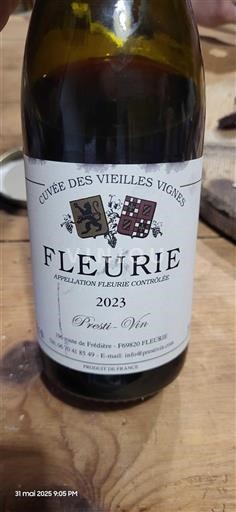 Beaujolais Fleurie Cuvée des Vieilles Vignes 2023