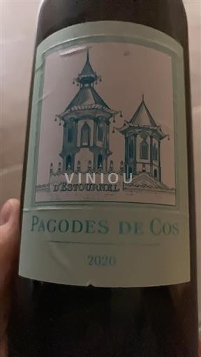 Bordeaux Saint-Estèphe Château Cos Estournel Pagodes de Cos 2020