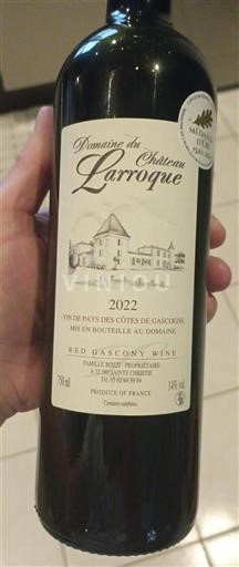 Zuidwest-Frankrijk Côtes de Gascogne Domaine Larroque 2022