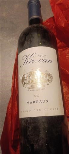 Bordeaux Margaux Grand Cru Château Kirwan 2010