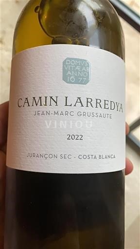 Vin Blanc sec Camin Larredya 2022 France Sud-Ouest Jurançon