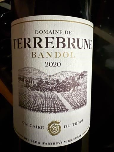 Provence Bandol Domaine Terrebrune 2020