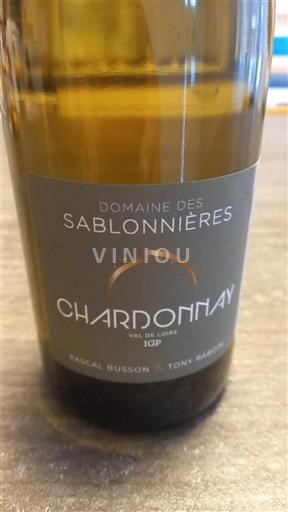 Vallée de la Loire Val de Loire Domaine Des Sablonnières Chardonnay Non Millésimé