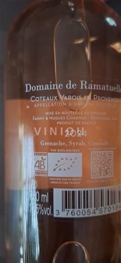 Provence Coteaux Varois en Provence Domaine Ramatuelle 2024