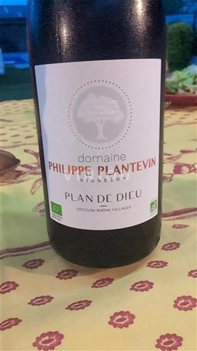 Vallée du Rhône Côtes-du-rhône-villages Domaine Philippe Plantevin Plan de Dieu Non Millésimé