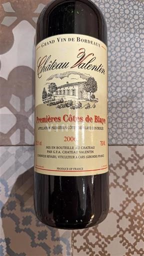 Bordeaux Niet gespecificeerd Château Valentin 2006