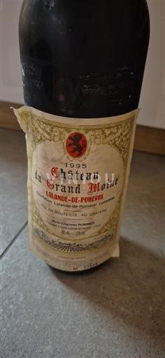 Burdeos Lalande-de-Pomerol Château Grand Moine 1995