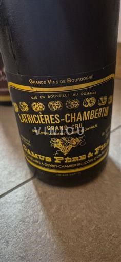 Burgundsko Latricières-chambertin Grand Cru Camus Père & Fils 2008