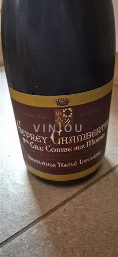 Bourgogne Gevrey-chambertin Premier Cru Domaine René Leclerc Combe aux Moines 2020