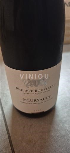 Bourgogne Meursault Philippe Bouzereau 2021