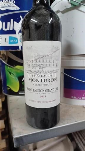 Bordeaux Saint-Émilion Grand Cru Grand Cru Château Monturon Terre Rouge 2018