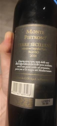 Sicilia Non specificato Monte Pietroso 2021