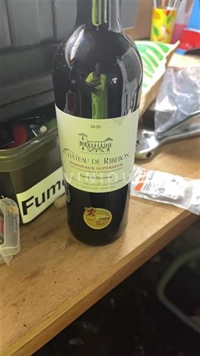 Bordeaux Bordeaux Supérieur Château Ribebon La Garenne 2020