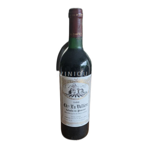 Bordeaux Lalande-de-pomerol Château La Vallières 1988