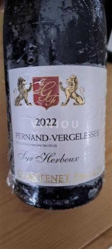 Bourgogne Pernand-vergelesses Clantenet Père & Fils Sur Herbeux 2022
