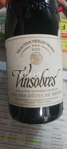 Údolí Rhôny Vinsobres La Vinsobraise Sélection Vieilles Vignes 2020