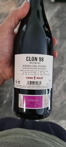 Castilië en León Ribera del Duero Casa Rojo Clon 98 2021