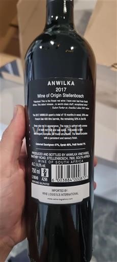 Regione Costiera Stellenbosch Klein Constantia Anwilka 2017