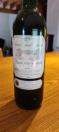 Bordeaux Entre-deux-Mers Château Grand Rousseau 2003
