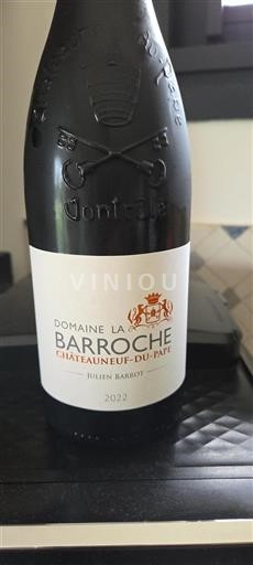 Rhônen laakso Châteauneuf-du-Pape Domaine La Barroche Julien Barrot 2022