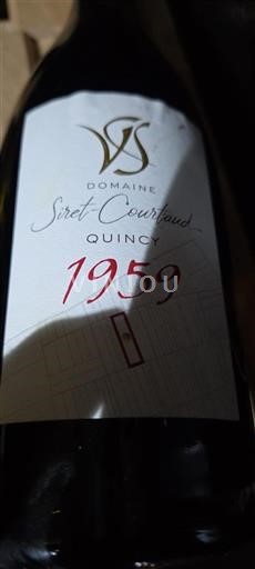 Loire Valley Quincy Domaine Siret-Courtaud 2022