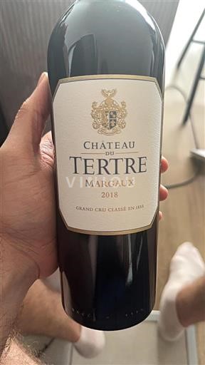 Bordeaux Margaux Grand Cru Tertre 2018