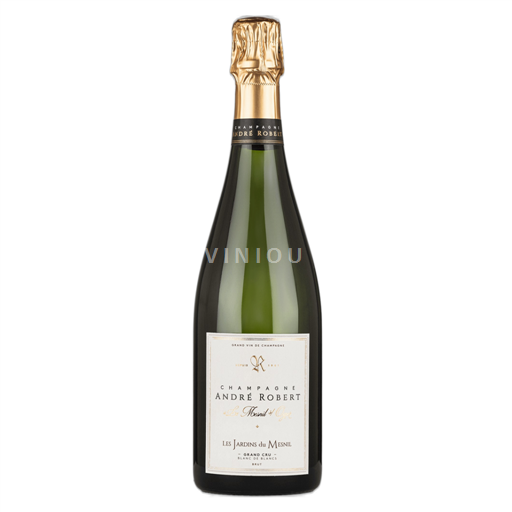 Vin Effervescent Blanc extra-brut Les Jardins du Mesnil Albert Robert Non millésimé France Champagne