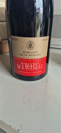 Bourgogne Mercurey Premier Cru Domaine Suremain La Bonde 2022