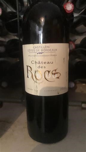 Bordeaux Castillon Côtes de Bordeaux Château Des Rocs 2012