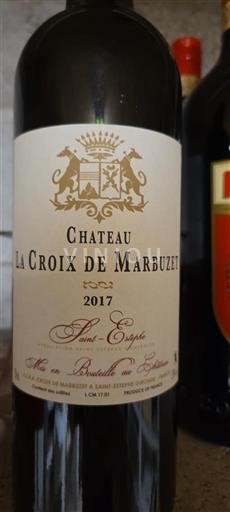 Bordeaux Saint-Estèphe Château La Croix de Marbuzet 2017