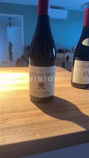 Vallée du Rhône Côtes-du-rhône Maison Les Alexandrins Terrasses de l'Eridan 2022
