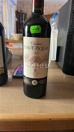 Bordeaux Lussac-saint-émilion Château Haut-Piquat 2021