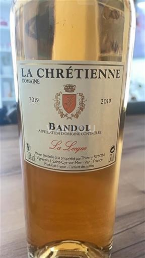 Provence Bandol La Chrétienne La Lecque 2019