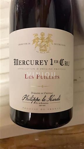 Bourgogne Ospecificerad Premier Cru Domaine Philippe le Hardi Les Puillets Icke årgångsbetecknad