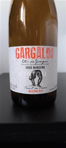 Sydvestfrankrig Côtes de Gascogne Gargalou 2018