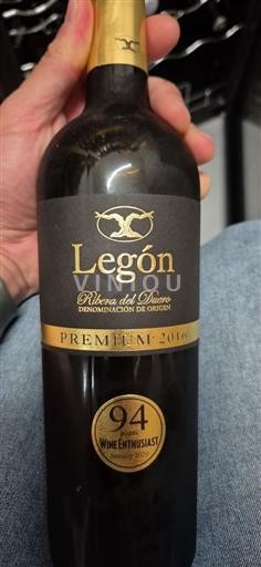 Castiglia e León Ribera del Duero Legón Premium 2016