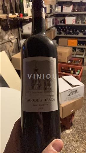 Bordeaux Saint-Estèphe Château Cos Estournel Les Pagodes de Cos 2018