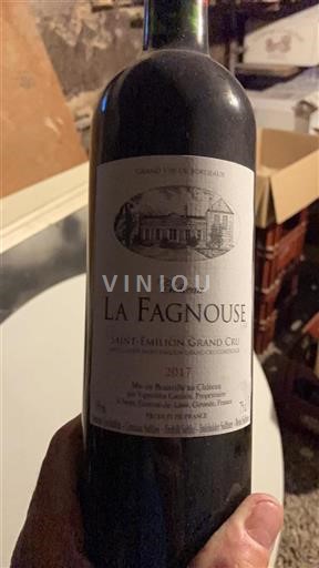 Bordeaux Saint-Émilion Grand Cru Grand Cru La Fagnouse 2017
