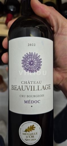 Bordeaux Médoc Cru Bourgeois Château Beauvillage 2022