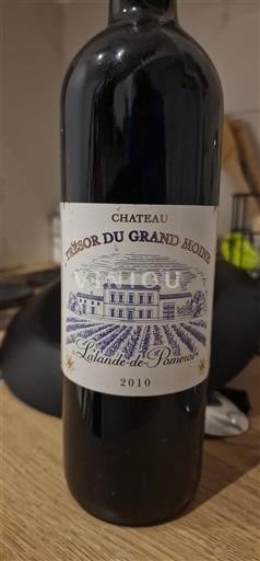Burdeos Lalande-de-Pomerol Château Trésor du Grand Moine 2010