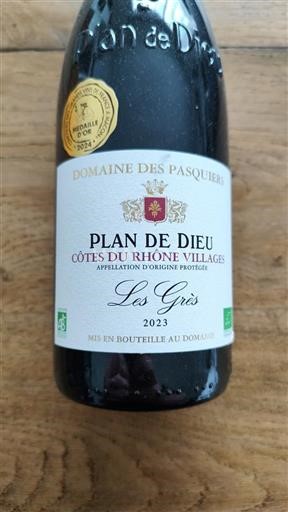 Rhônetal Côtes-du-Rhône-Dörfer Domaine des Pasquiers Les Grès 2023