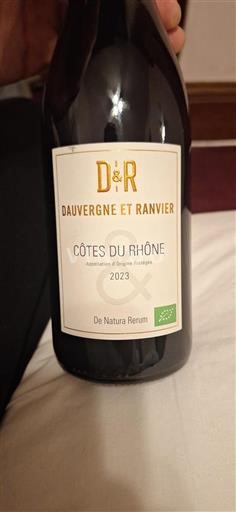 Valle del Rodano Côtes-du-Rhône Dauvergne et Ranvier De Natura Rerum 2023